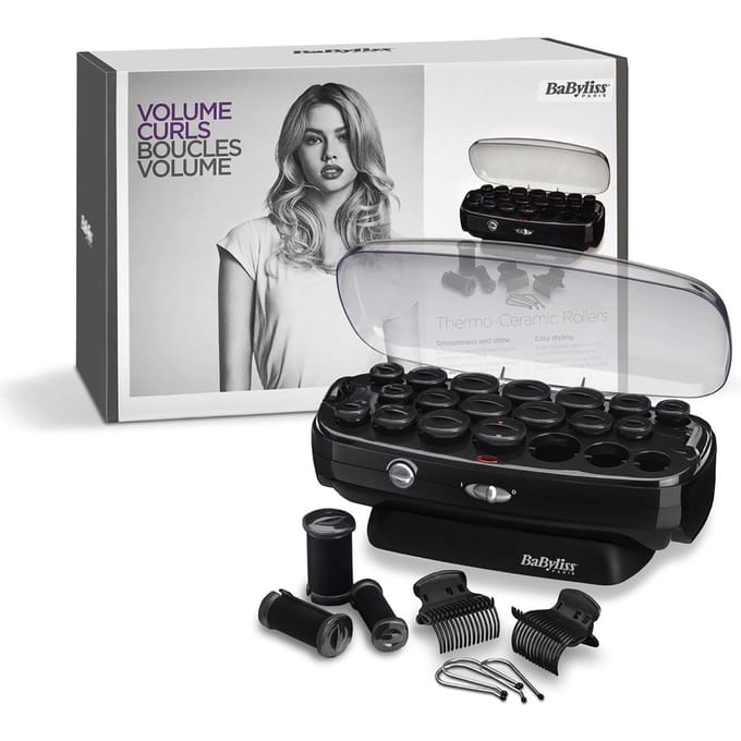 BaByliss Thermo Ceramic Rollers Krulset - 20 Fluwelen keramische rollers - Temperatuur-klaar indicatie