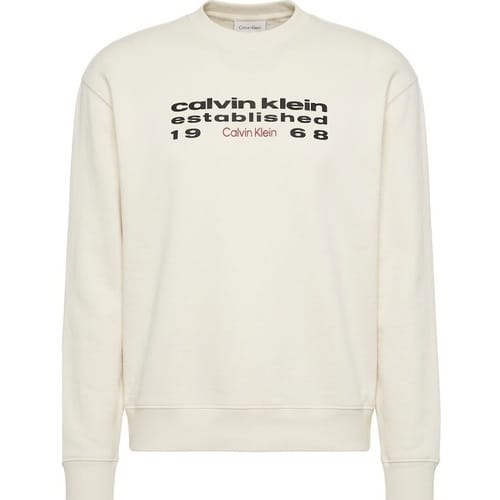 Sweaters Calvin Klein Jeans Lv04rg203g Terry Eu Graphic Crewnec