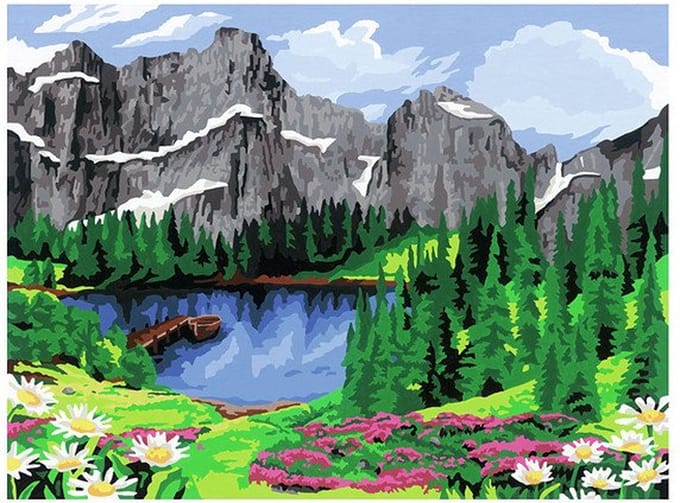 Ravensburger Creart Mountain view