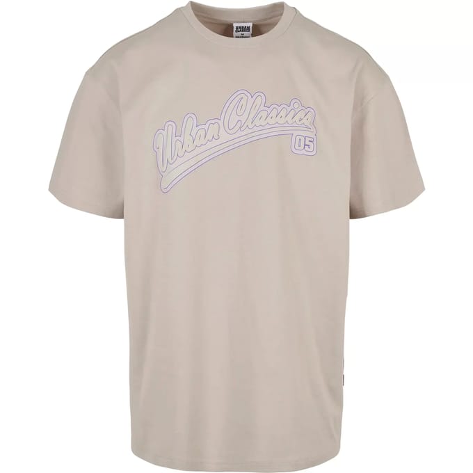 Urban Classics - Baseball Heren T-shirt - M - Creme