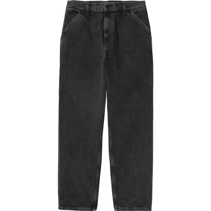Carhartt WIP Single Knee Jeans zwart
