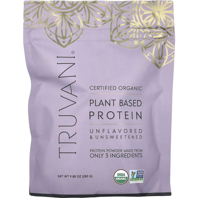 Truvani, protéine végétale, non aromatisée, non sucrée, 9,88 oz (280 grammes)