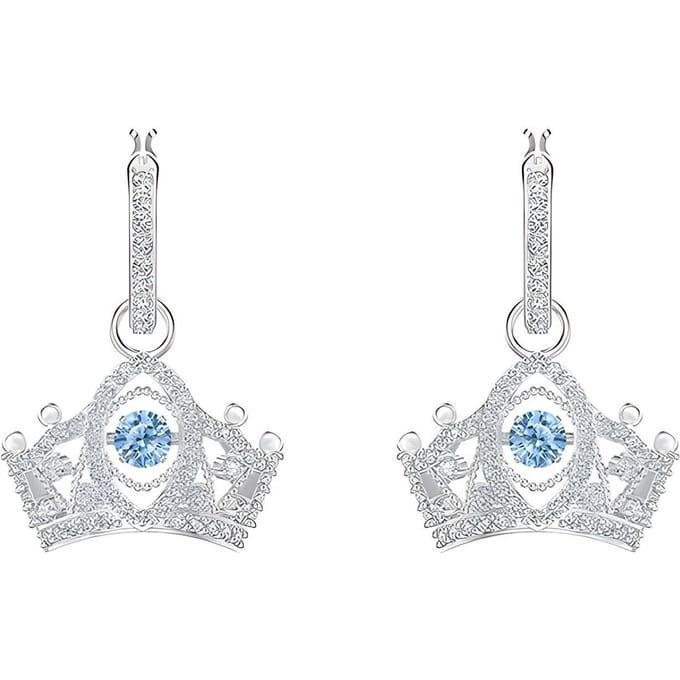 Boucles d'oreilles Goutte d'eau Abeille Reine Swarovski Plaqué Rhodium Boucles d'oreilles Femme Argent 5501081 Silver white