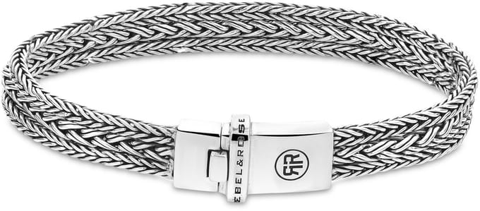 REBEL & ROSE Sterling Line Electra - 30.60 gr. 925 RR-BR034-S-17.5 cm
