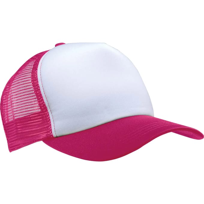 K-up Trucker - Pet 5 panelen KP111 - White / Fuchsia - One size