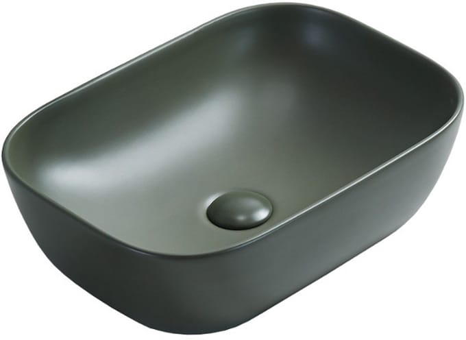 Mexen Rita opzetwastafel 45 x 32 cm, kaki mat - 21084543