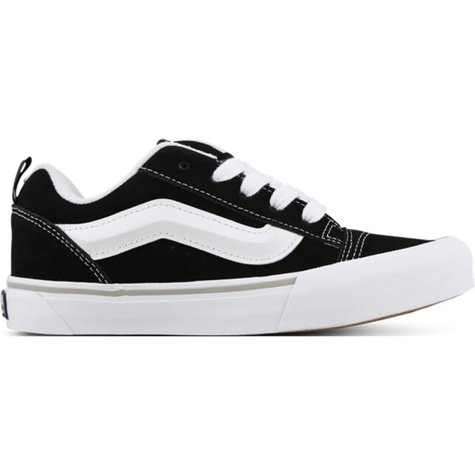 Vans Knu Skool Kindersneakers - Zwart - Maat 35 - Leer