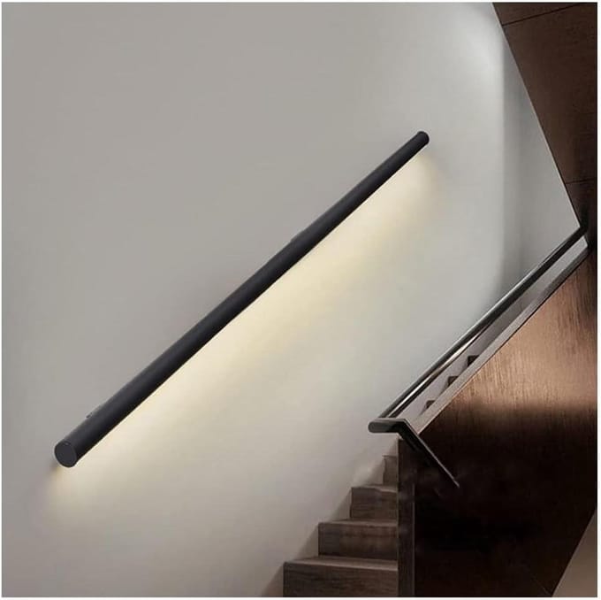 LED Leuning - Verlichte Trapleuning - Veiligheid Trap - Geïntegreerd Lichtkanaal - 15 meter - Zwart