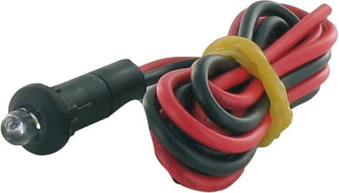 Controle lamp blauw 12 Volt