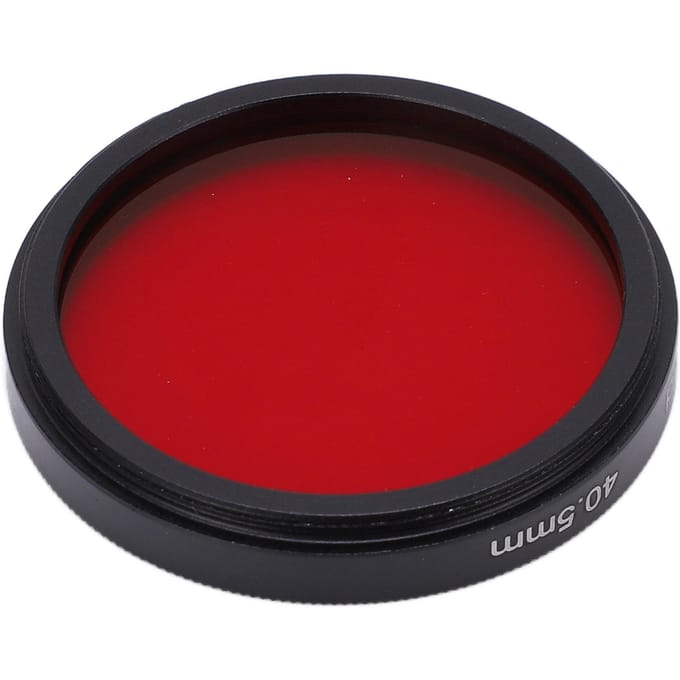 Camera Waterdicht Filter Volledig Rood Lensfilter Optisch Glas voor Nikon Camera Lens40.5mm 4.5mm / 1.59in red