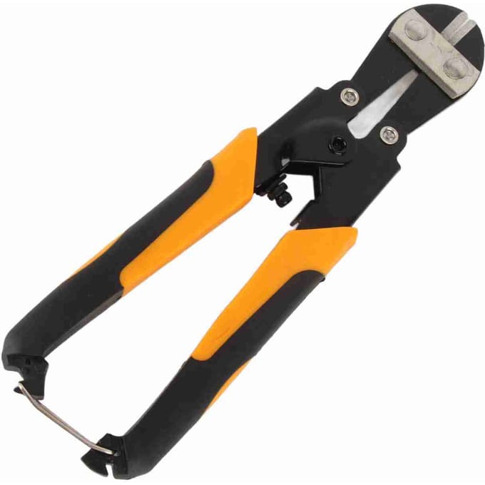 8 inch Zware Uitvoering MiNi Bolt Knippers Draadkabel Kniptang Knipgereedschap black