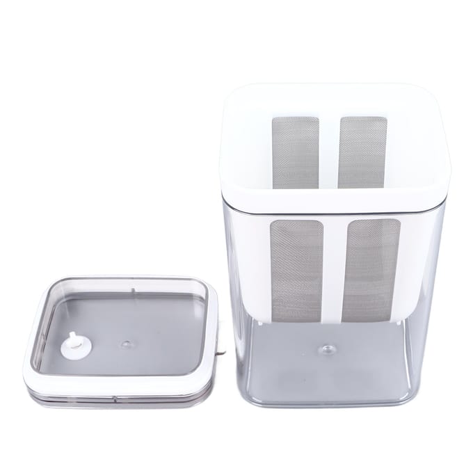 Griekse Yoghurt Filter Zeef AS PET Roestvrij Staal Grote Capaciteit Wei Scheidingsgereedschap Kaas white