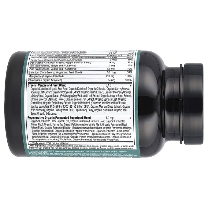 Ancient Nutrition, Biologische Super Greens + Multivitaminen, 90 Tabletten