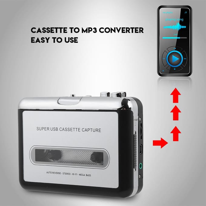 Enregistreur de cassettes sur PC, convertisseur de CD MP3, capture numérique ou lecteur de musique