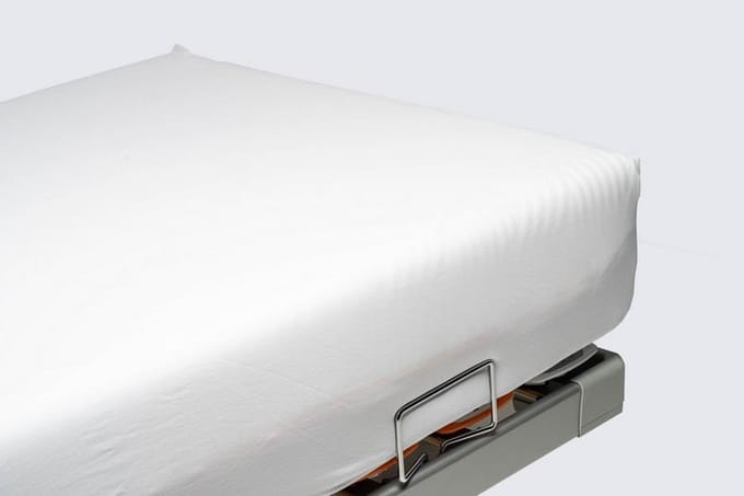 Hoeslaken TEMPUR® Stretch Jersey Wit - 70/80 x 200/220 cm