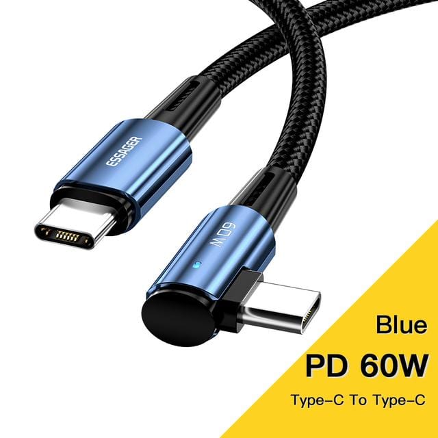 Essager USB Kabel PD100W USB C naar Type C Snelle Oplader Kabel voor Samsung xiaomi poco5A Mobiele Telefoon Koord USB kabel Type