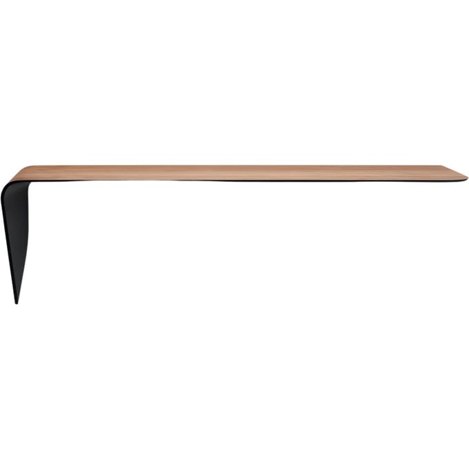 MDF Italia Mamba Light Wandplank - Canaletto notenhout - links