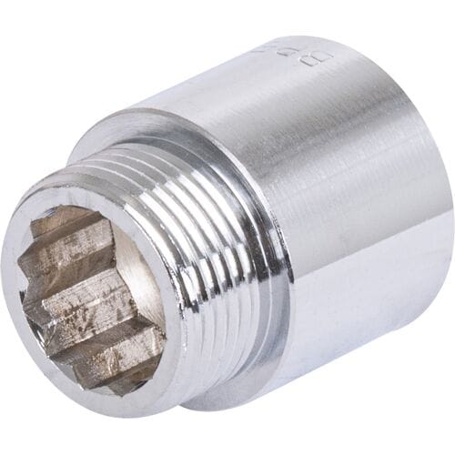 BPE kraanverlengstuk chroom gepolijst 3/4"x25mm