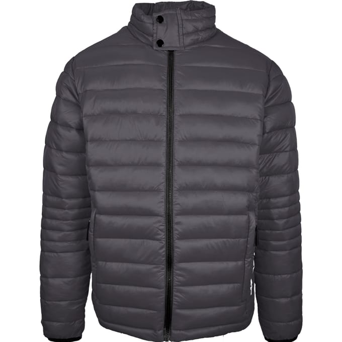 Plein Sport Plain Padded Grey Jacket