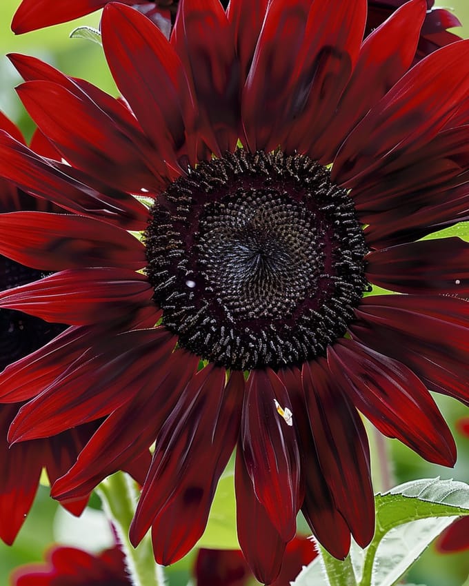 2 sets - Zonnebloem Moulin Rouge Zaden Helianthus Annuus Eenjarig 150 Cm