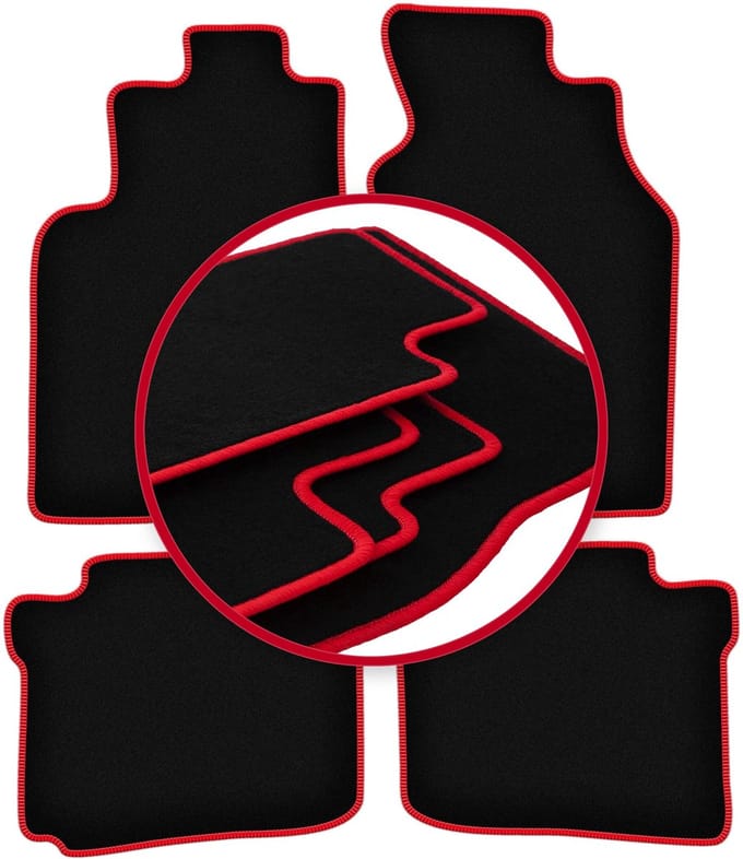 CARLUX-RED automatten voor: Mitsubishi Space Star minivan (1999-2005)