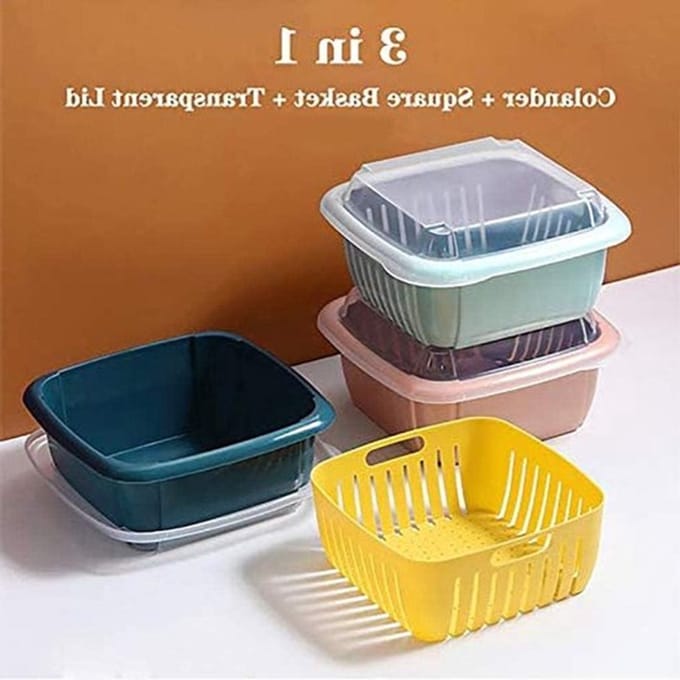 Store_8 - 3 in 1 Strainers en Colanders Bowl Set - Multifunctionele