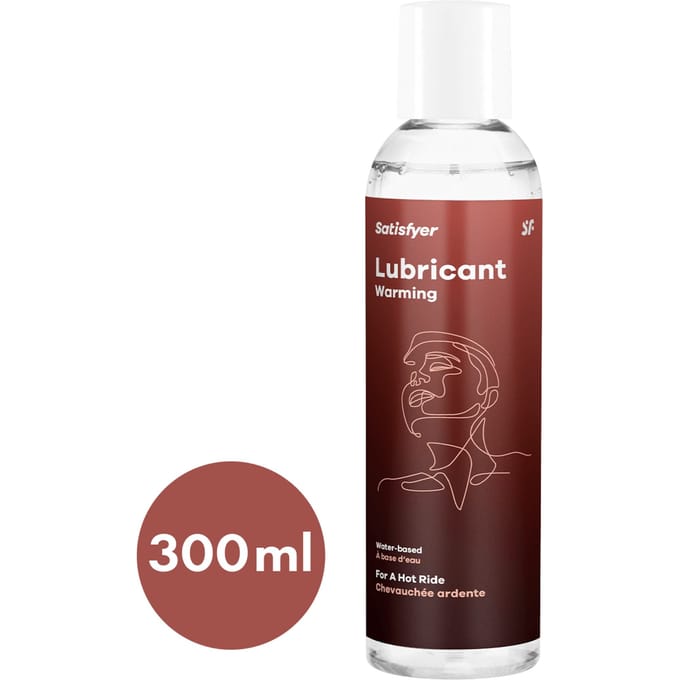 Satisfyer Men glijmiddel, glijmiddel op waterbasis, compatibel met condoom, 300 ml, verschillende soorten (Warming)