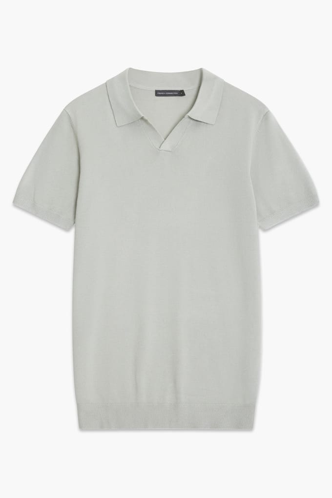 French Connection Polo Trophy S/s Lux Sage Größe: L | Poloshirts Outlet | Herren | Grün