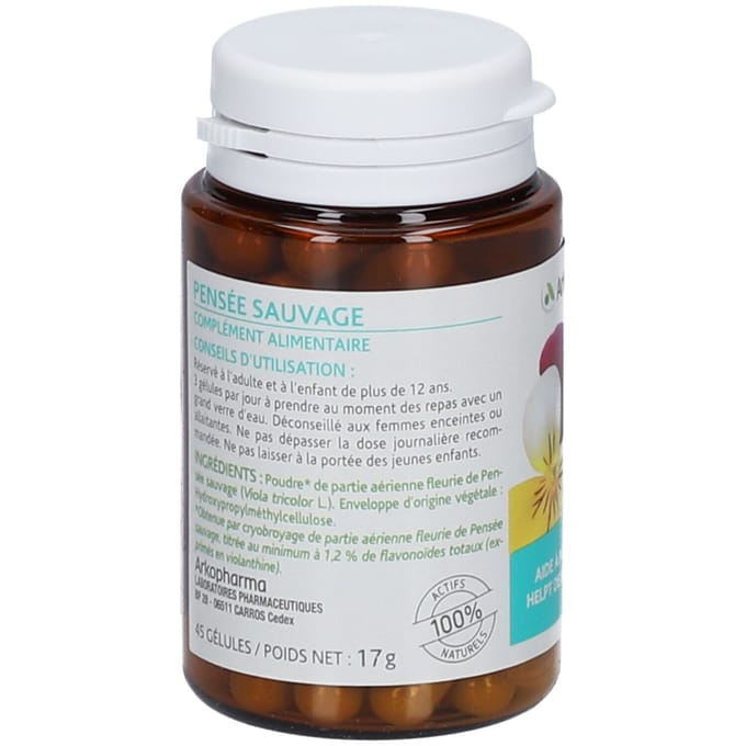 Arkopharma 3Kleur Viooltje Plantaardig 45 Capsules