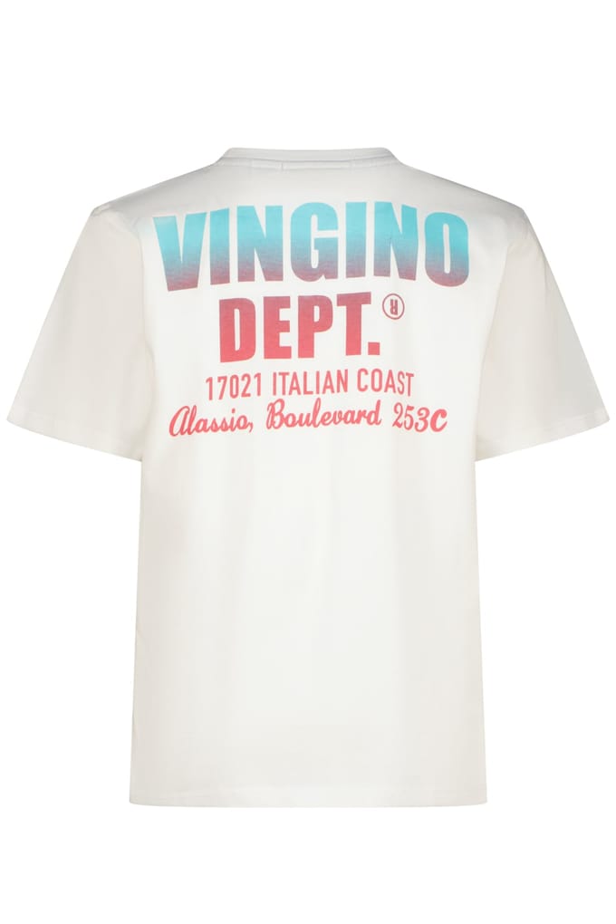 Vingino Hase Real White Maat: 16 | T-Shirts Outlet | Unisex | Wit