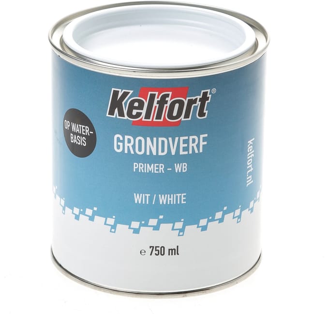 Grondverf wit waterbasis 750ml-