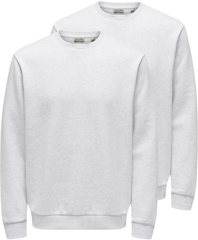 Only & Sons Heren sweatshirt 2 pack Ceres