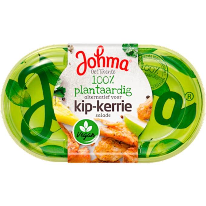 100% plantaardige kipkerrie salade