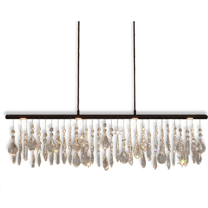 Menzel Anteo - LED hanglamp met kristallen hangers
