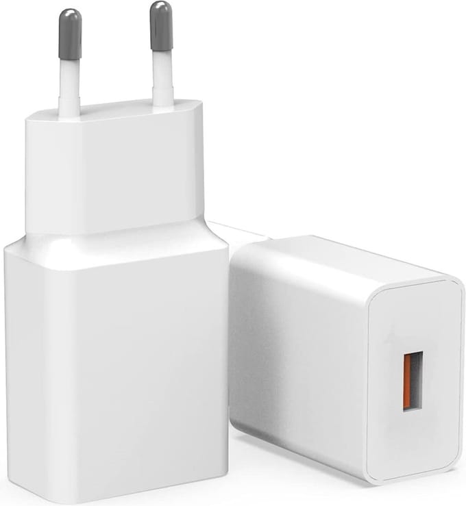 3A USB Lader - USB-A Oplader - 18 Watt - Quick en Fast Charge Adapter USB
