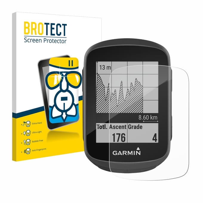 Screenprotector voor Garmin Edge 130 Beschermglas transparant