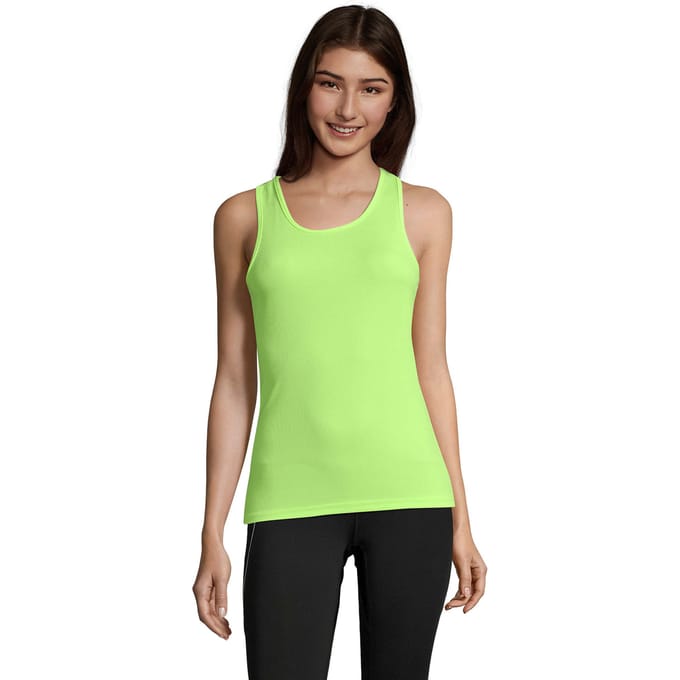 SOLS Dames/Dames Sporty Tank Top (Neon geel)