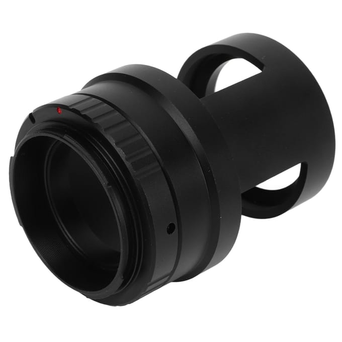 T-mount Spotting Scope Camera Adapter Buis Aluminiumlegering Camera Adapter Montagebuis met T2 Adapter black