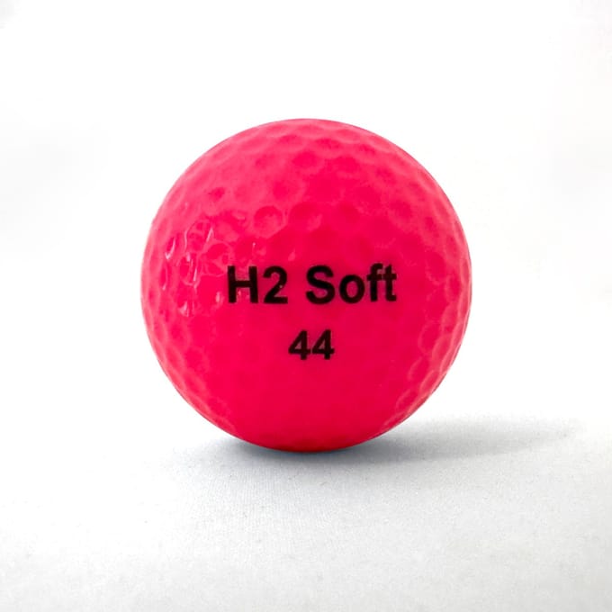 H2 Soft - golfballen roze - 100 stuks