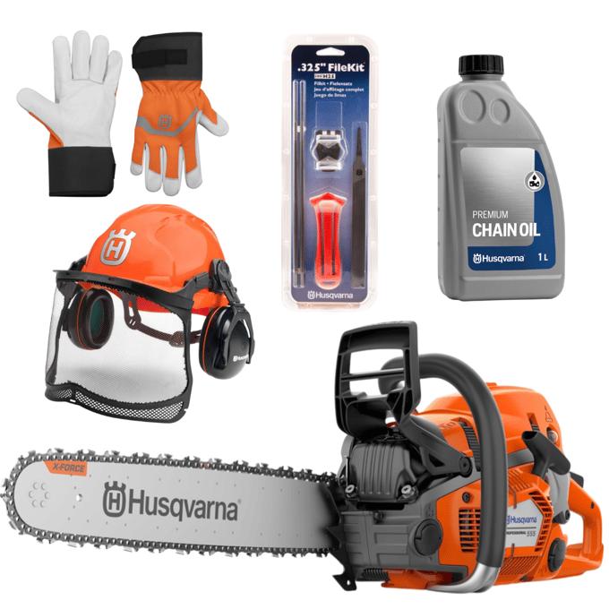 Husqvarna 555 kettingzaag actie