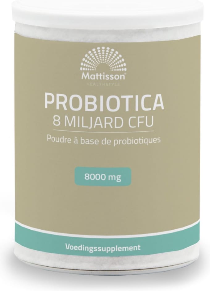 Mattisson - probisson Poeder - 8 Miljard CFU - 8 Verschillende probisson Stammen - Voedingssupplement - 125 Gram