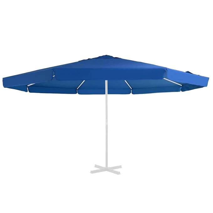 vidaXL - Vervangingsdoek - voor - parasol - 515 - cm - azuurblauw