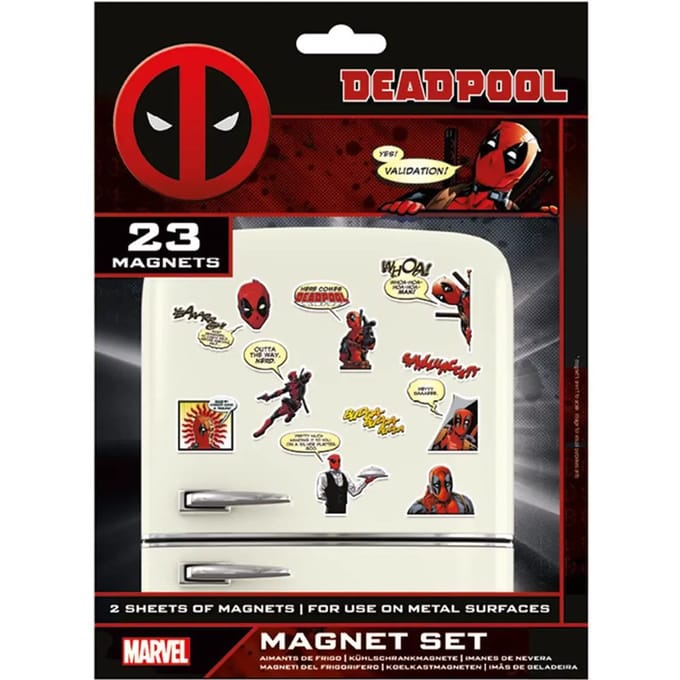Set van 23 magneten Pyramid Marvel Deadpool Comic