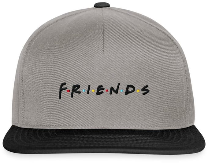 Friends Officieel Logo Als Borduurmotief Snapback cap