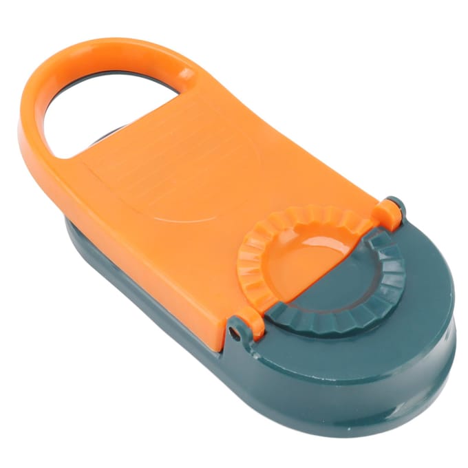 2 in 1 Handmatige Dumpling Maker Keuken Dumpling Maakgereedschap Huishoudelijk Multifunctionele Dumpling Vorm L(for 6.5-9kg) orange