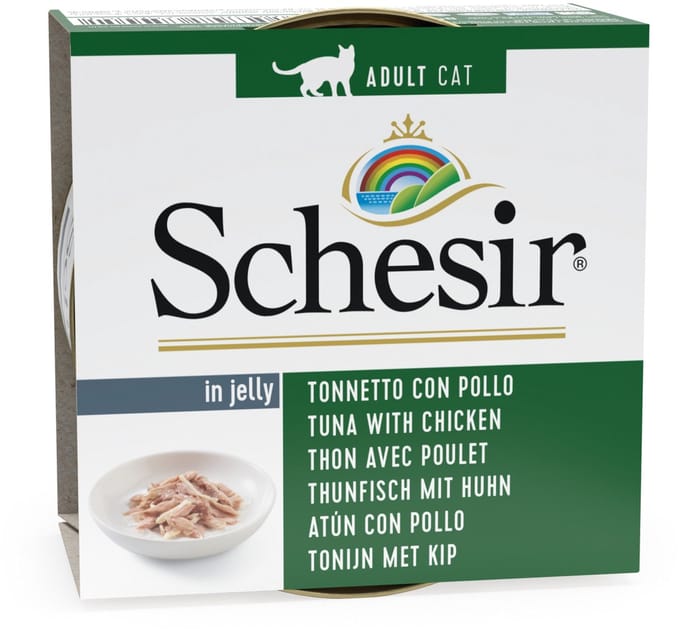 Schesir Kat Tonijn/Kip 85 gr - 1 stuk