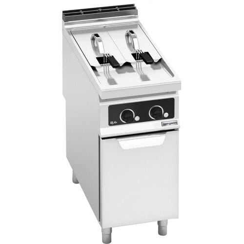 GGM Gastro Elektro Doppelfritteuse - 7+7 Liter - 16 kW - Bflex Digital