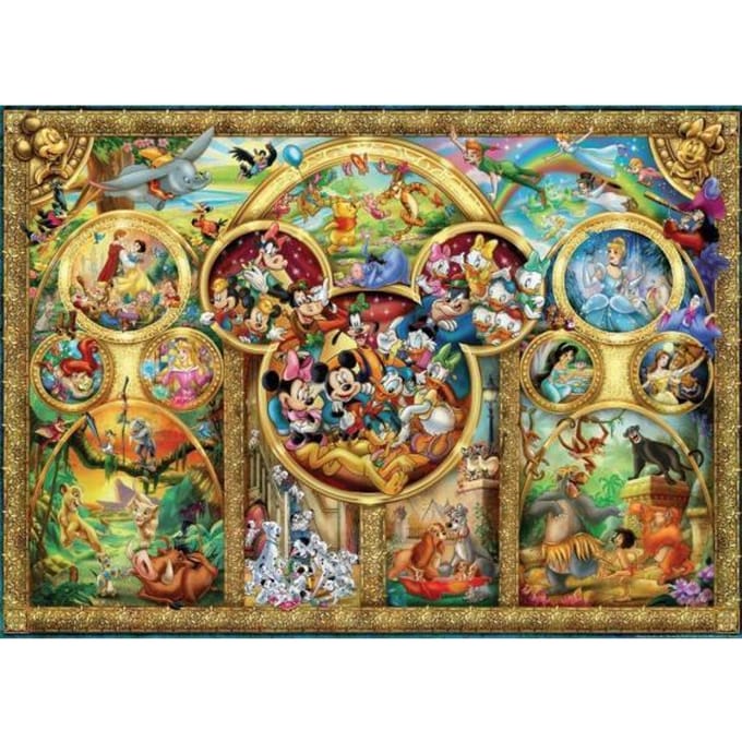 Ravensburger Most famous disney characters 500 stukjes Volwassenen puzzels
