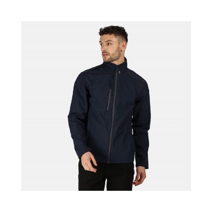 Regatta Heren Eerlijkheid gemaakt van gerecycled Softshell-jasje (Marine)