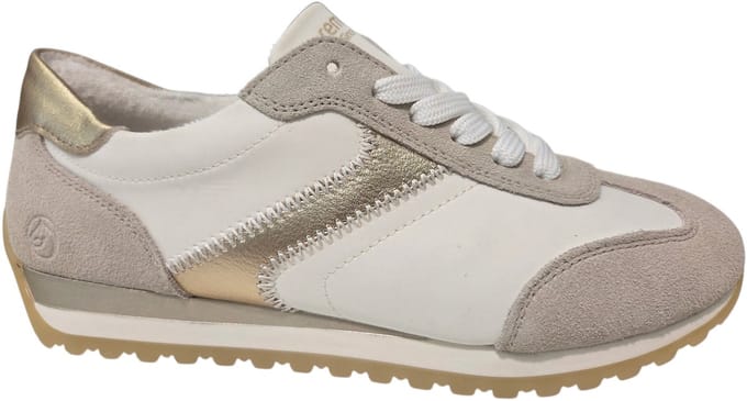 Remonte D3H03-80 Sneakers Suede en Textiel Wit Dames - Wit - 36